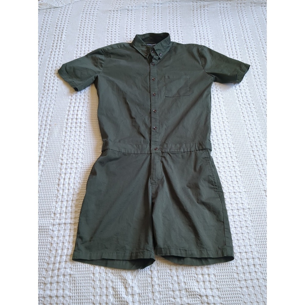 Romperjack Romper Green Size Large Mens Short Sleeve Party Summer Vacation
